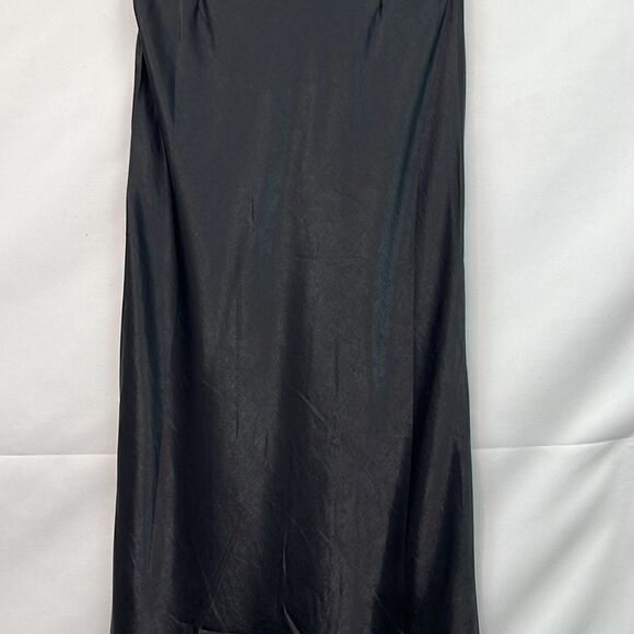 Charlie Holiday Black Satin Chelsea Skirt NWT - Picture 7 of 15